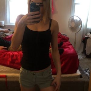 olive green hollister shorts